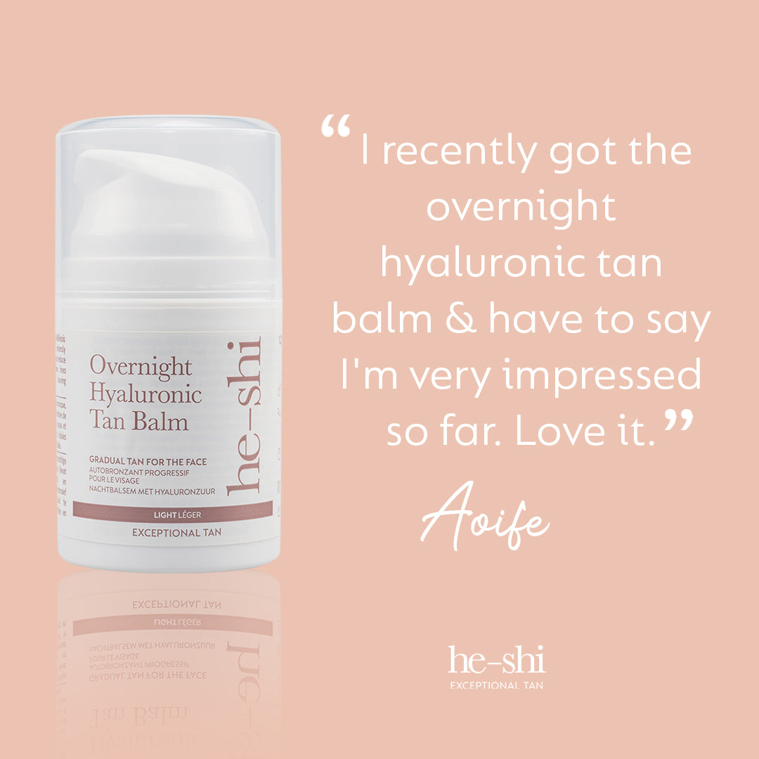 He-Shi Overnight Hyaluronic Tanning Balm for Face 50ml