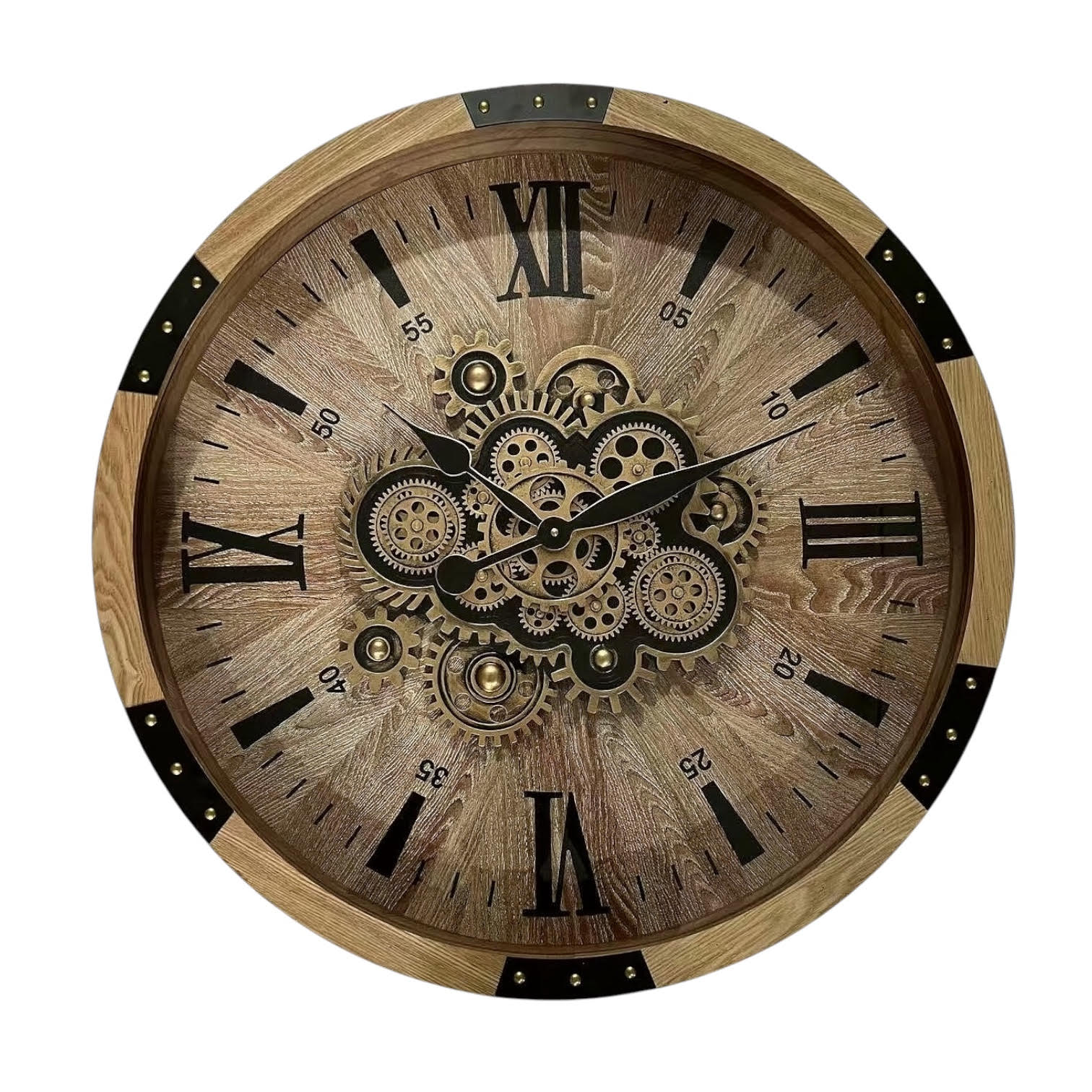 MSL 68cm Gear Wall Clock