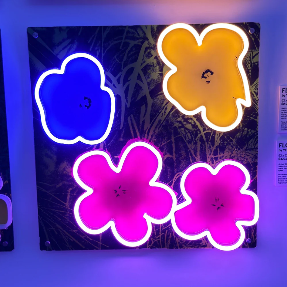 YELLOWPOP ANDY WARHOL FLOWERS