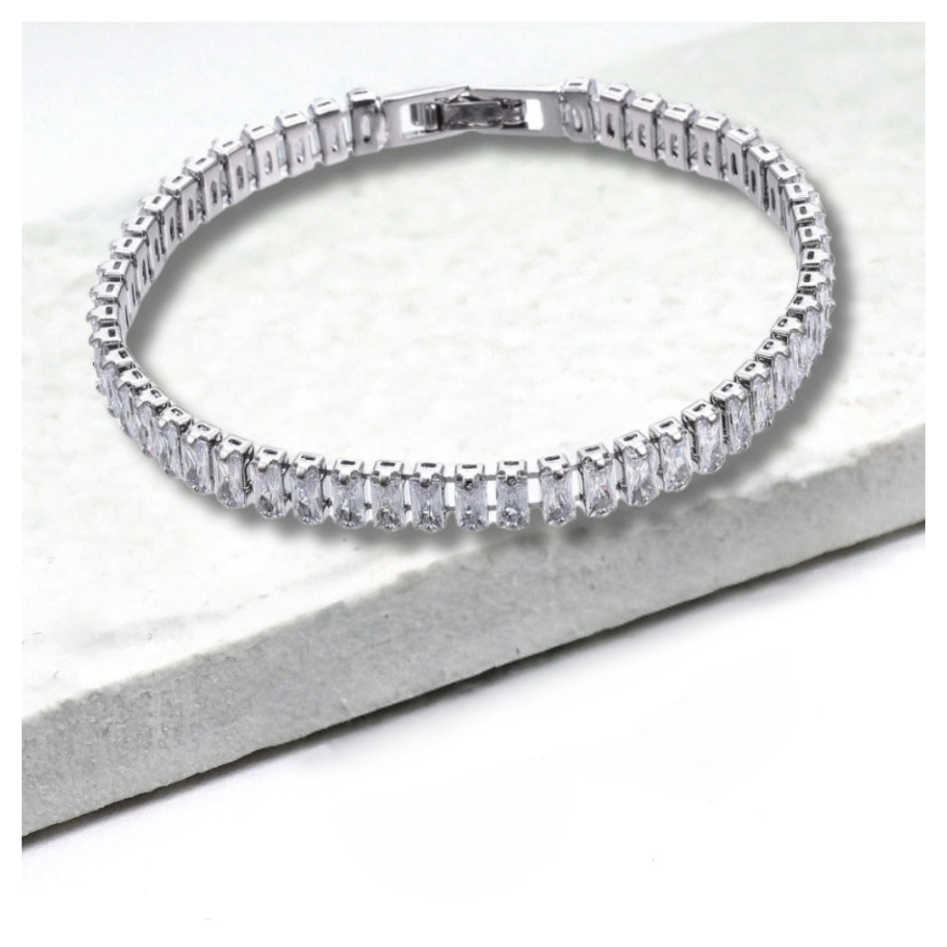Cubic Zirconia Classic Tennis Bracelet