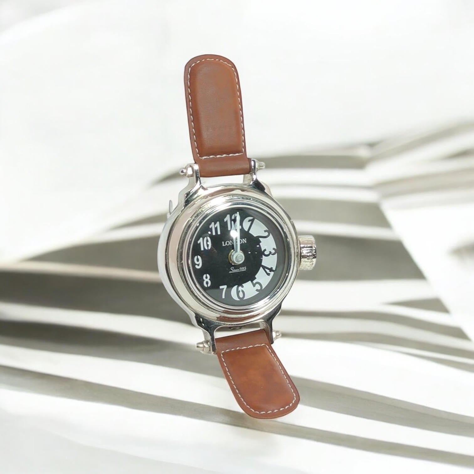 MSL Hand Finished Table Clock, Requires 1 AA Battery