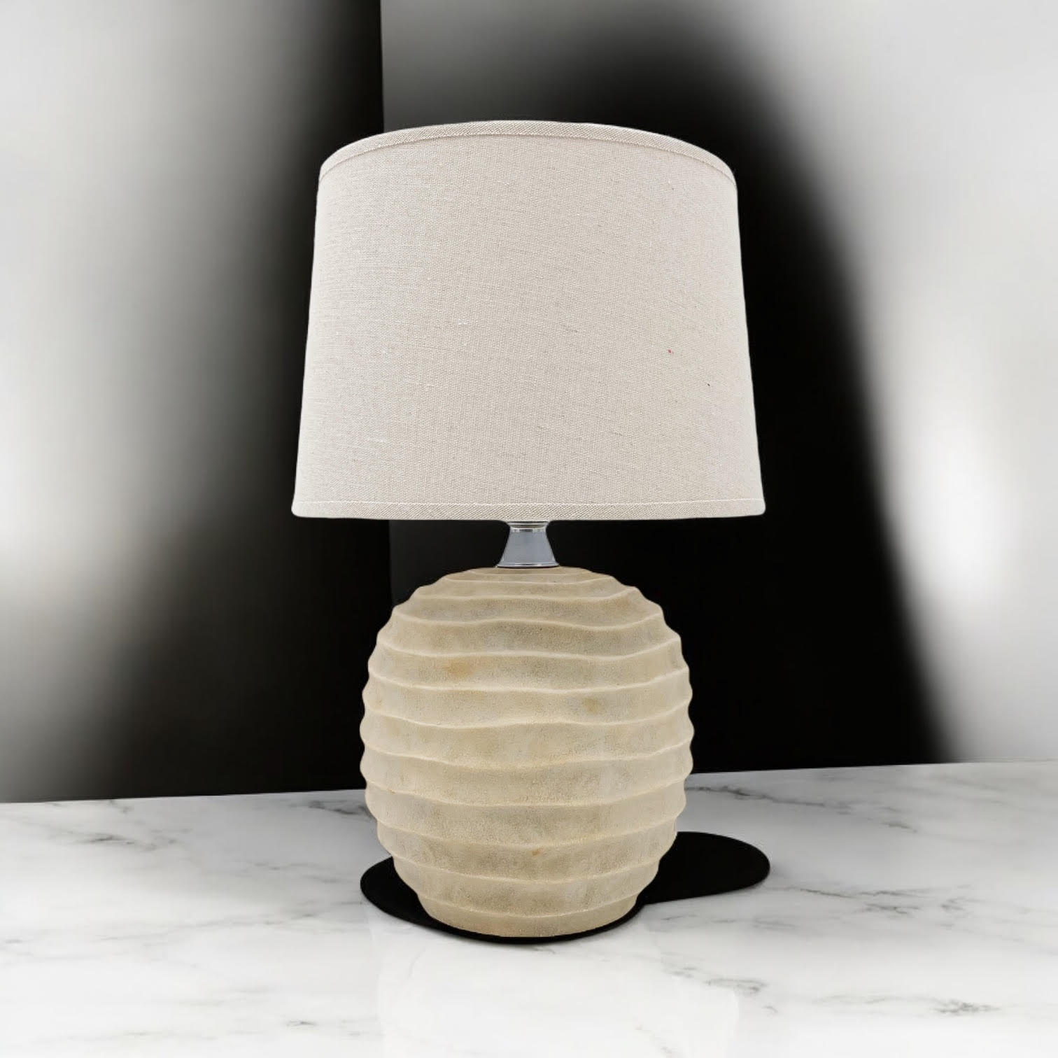 MSL Traditional Table Lamp 44 x 20 x 20 cm with Inline Rocker Switch and Double Insulated Design