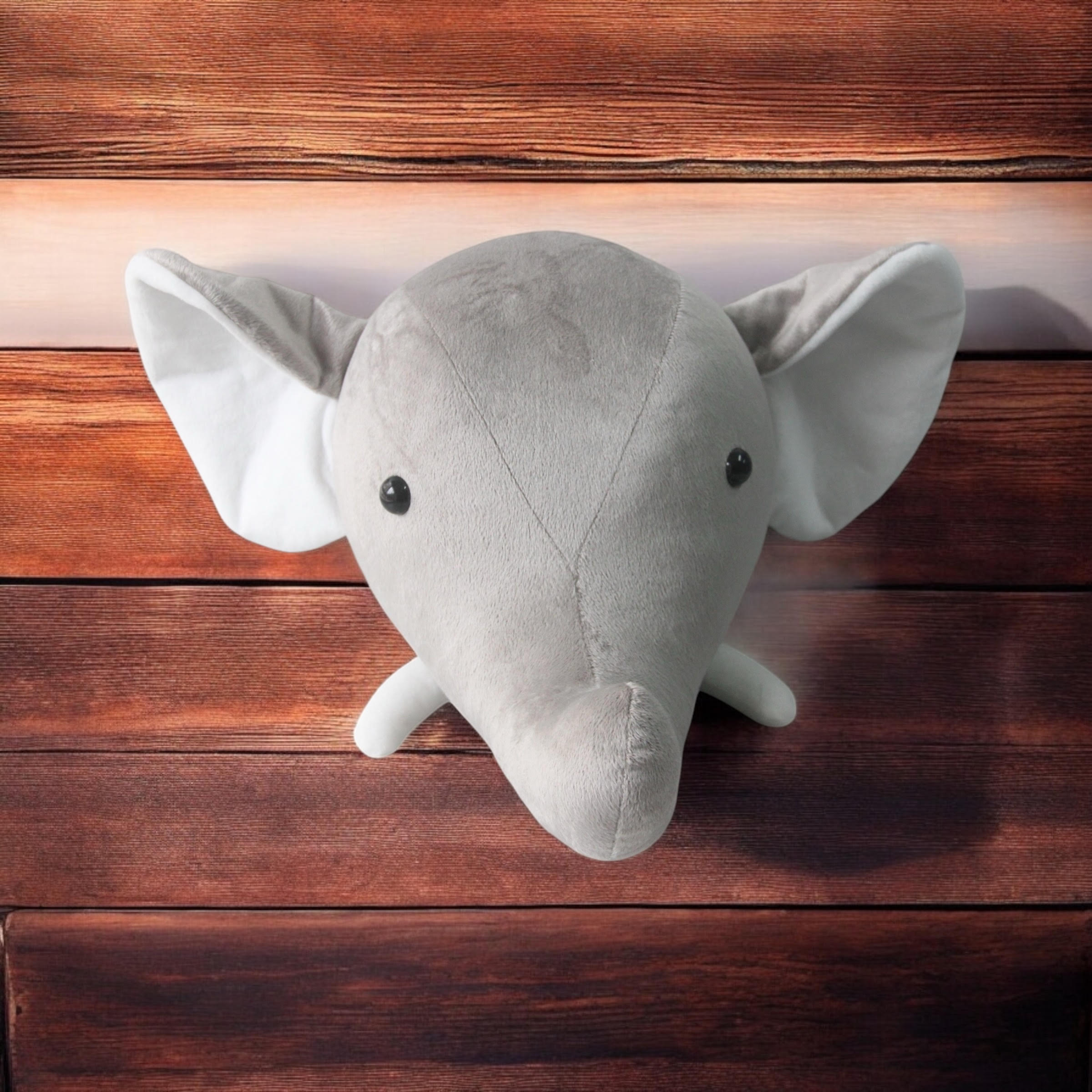 MSL 32cm Multi-Colored Elephant Head Wall Hanger
