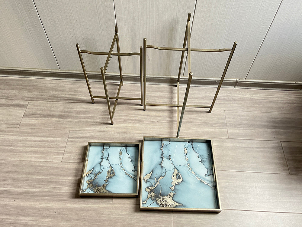 MSL 53/45 cm Set of 2 Square Tables