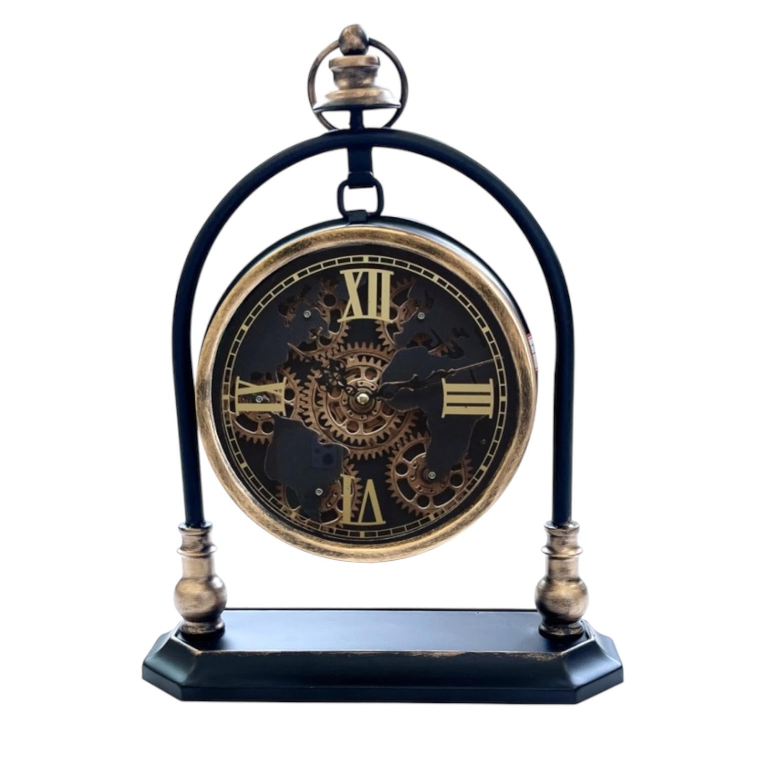 MSL 43cm Gear Clock, Hand Finished, 1 AA Battery