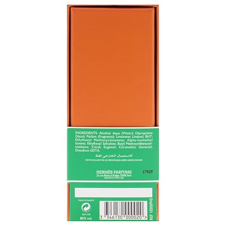 Hermes Eau de Basilic Pourpre Eau de Cologne 100ml
