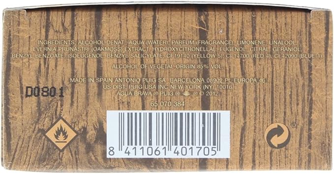 Puig Agua Brava Men Eau de Cologne Spray 100ml