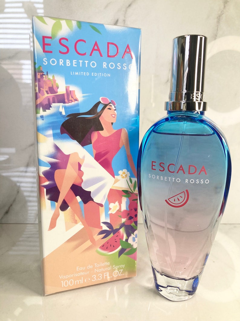 Escada Sorbetto Rosso Eau De Toilette Spray 100ml Limited Edition