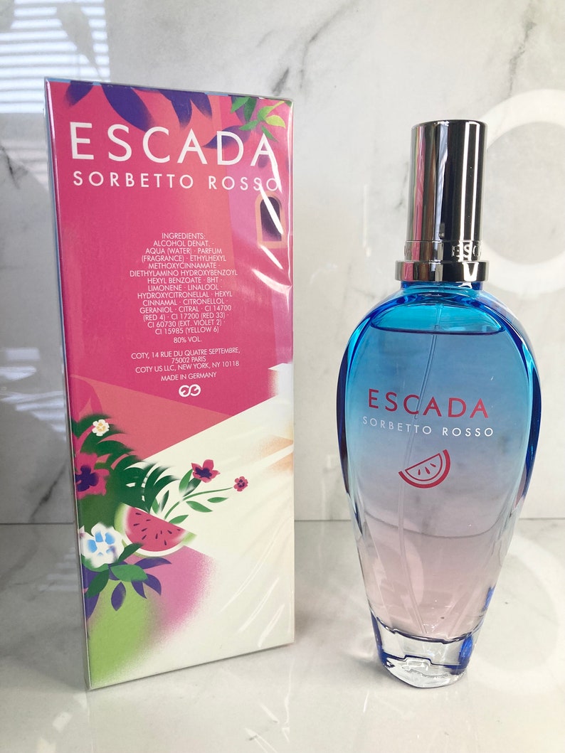 Escada Sorbetto Rosso Eau De Toilette Spray 100ml Limited Edition