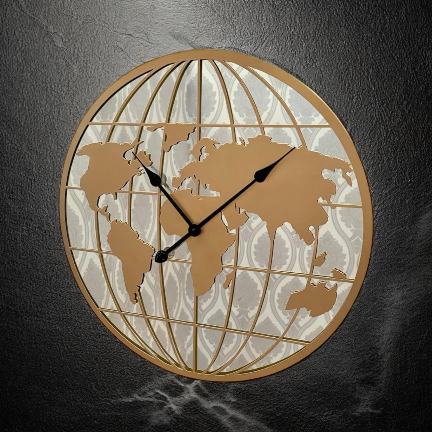 MSL 60cm World Design Wall Clock