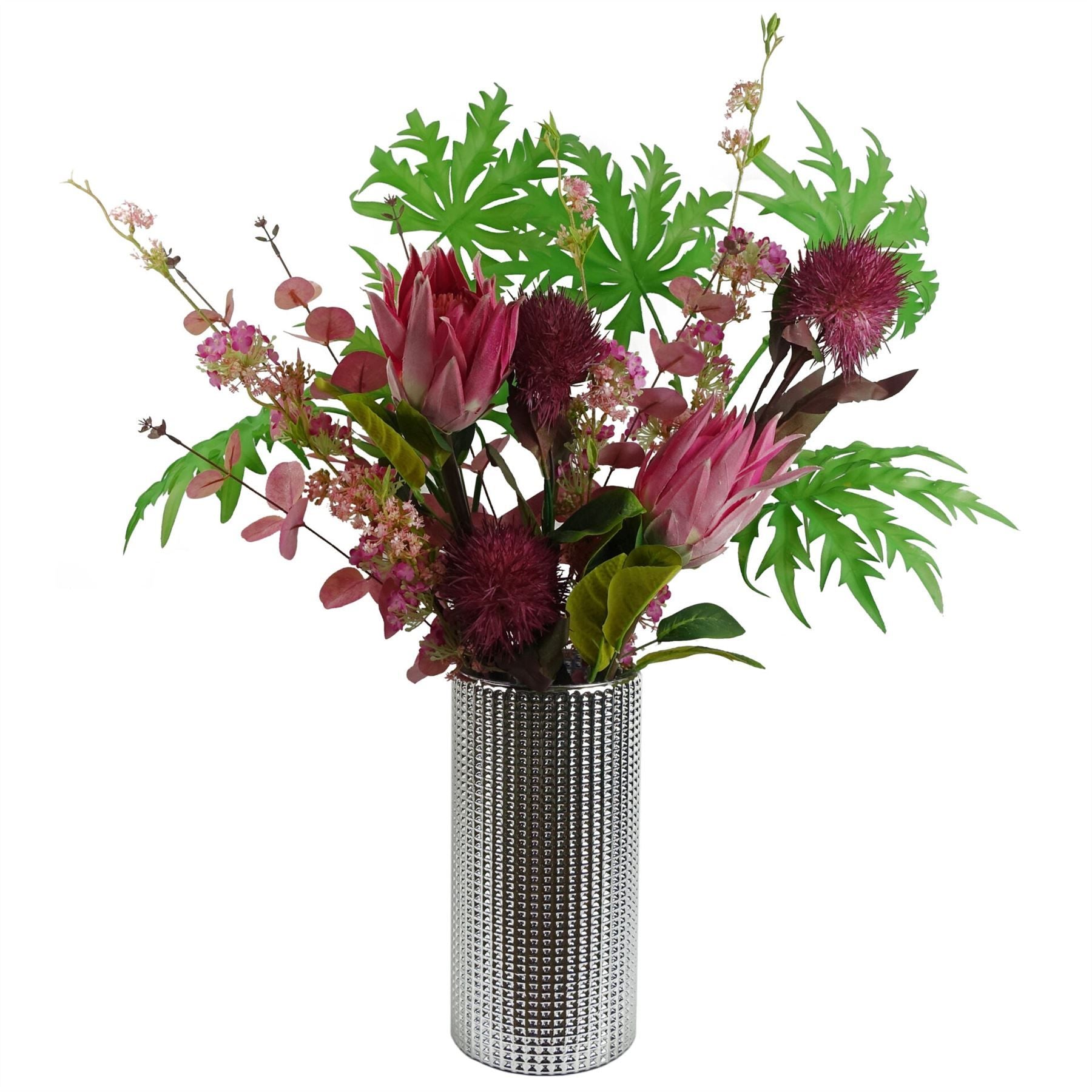 Leaf 85cm Artificial Plastic Foliage Leaf Branch with Wired Shapable Stem