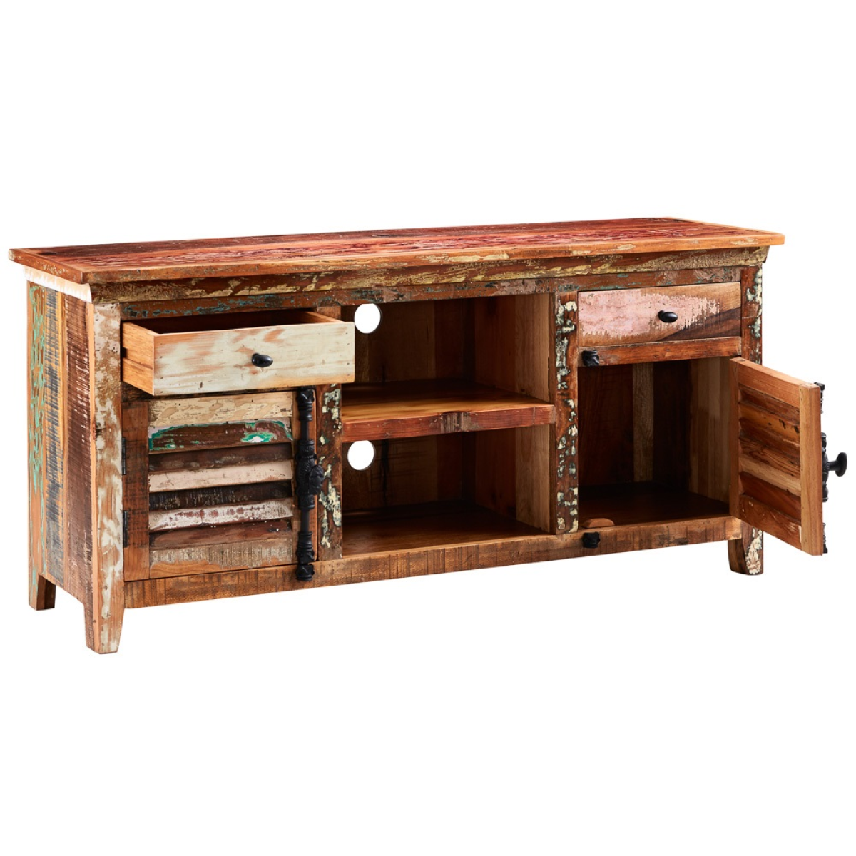 Coastal Large Tv Media Credenza