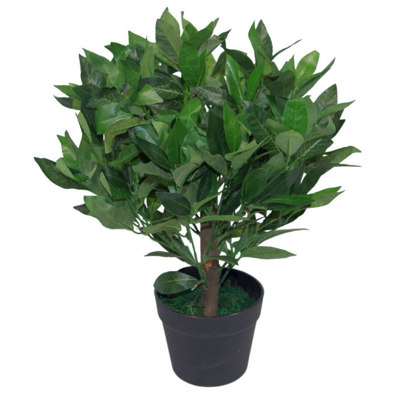 Leaf Design UK 50cm Artificial Realistic Bay Laurel Topiary Ball Tree
