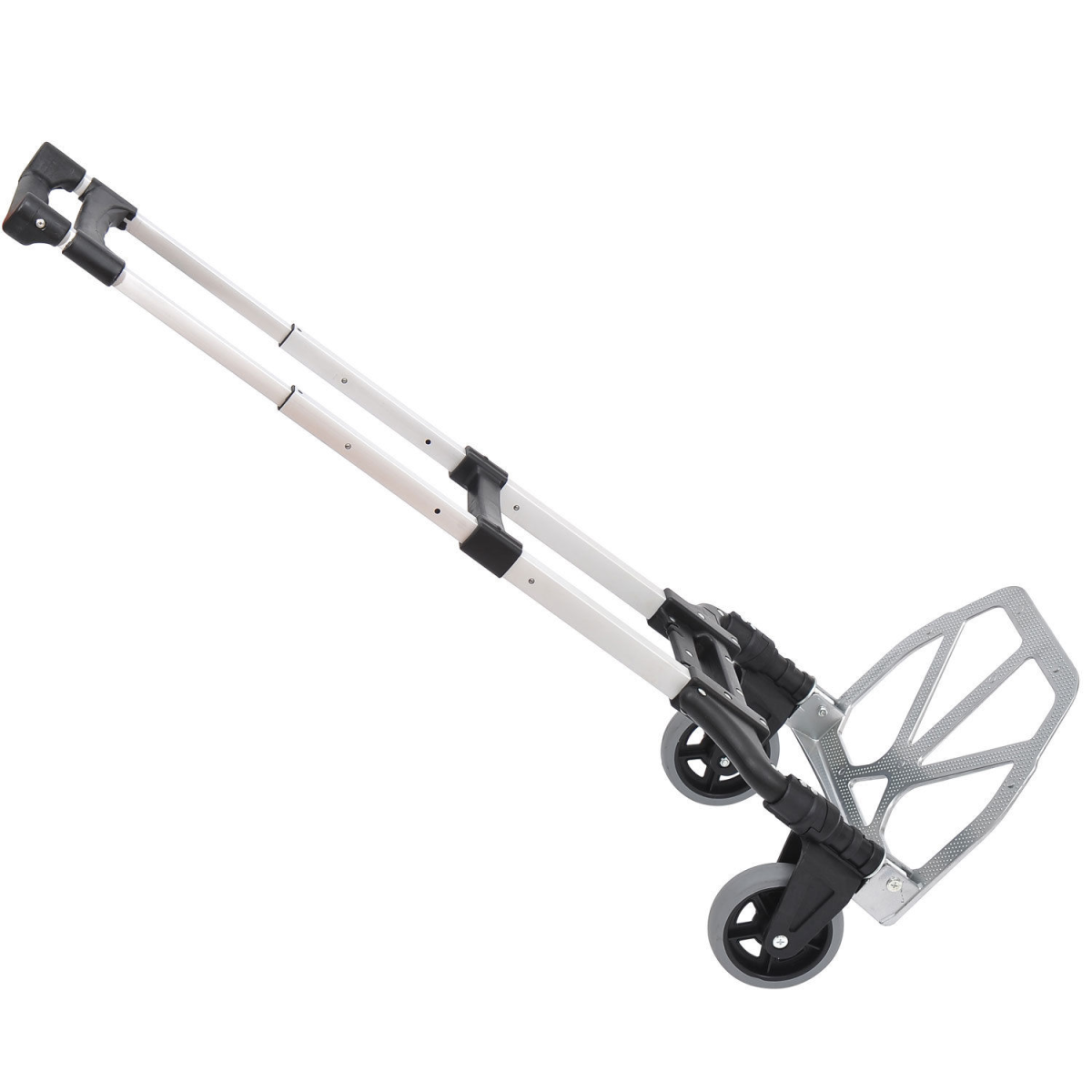 HOMCOM Aluminium Foldable Hand Truck Trolley, 70kg Load Capacity