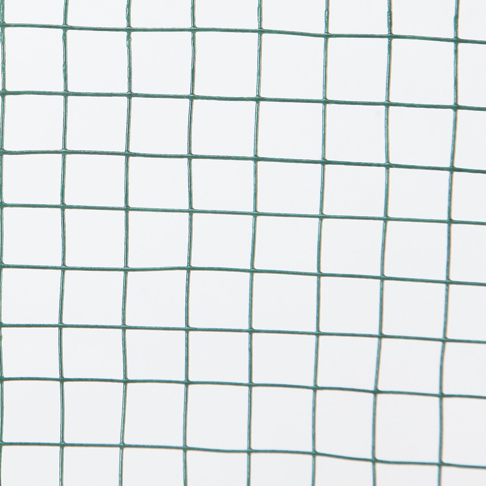 Green PVC Coated Chicken Wire Mesh 6M Fencing Garden Barrier Metal Fence