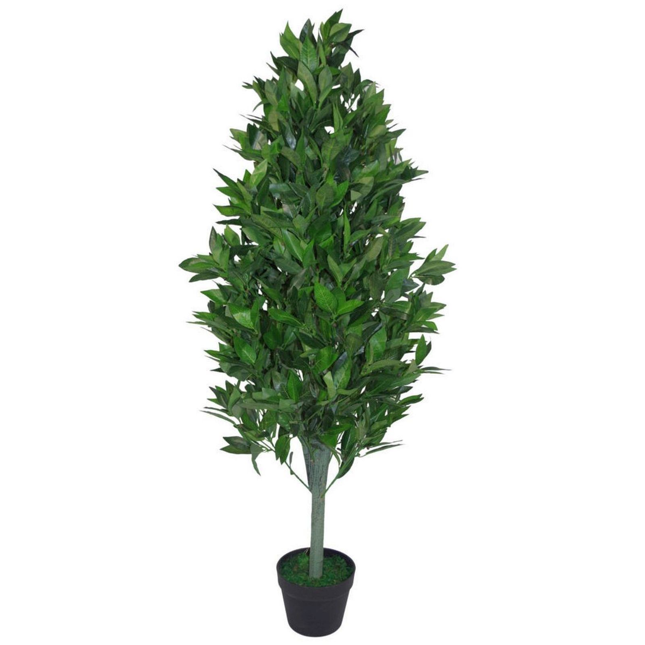 120cm Realistic Artificial Bay Cone Laurel Topiary in Pot