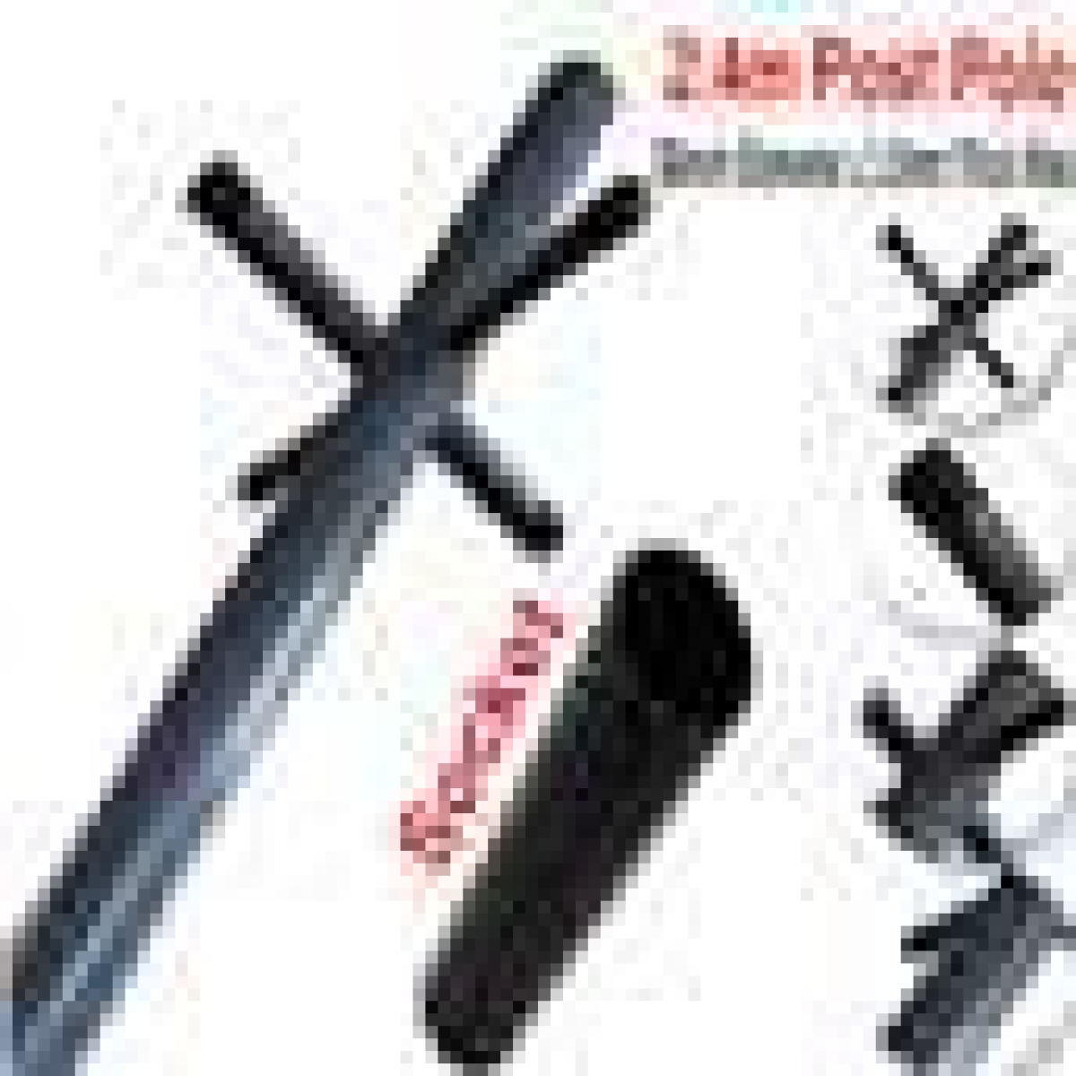Heavy Duty 2-Piece Clothes Post Washing Line Pole Set 2.4m Grey/Black