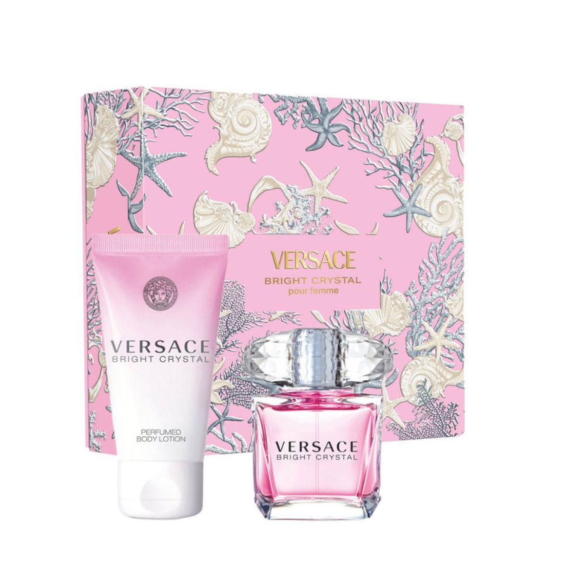 Versace Bright Crystal Gift Set 30ml Eau de Toilette & 50ml Body Lotion