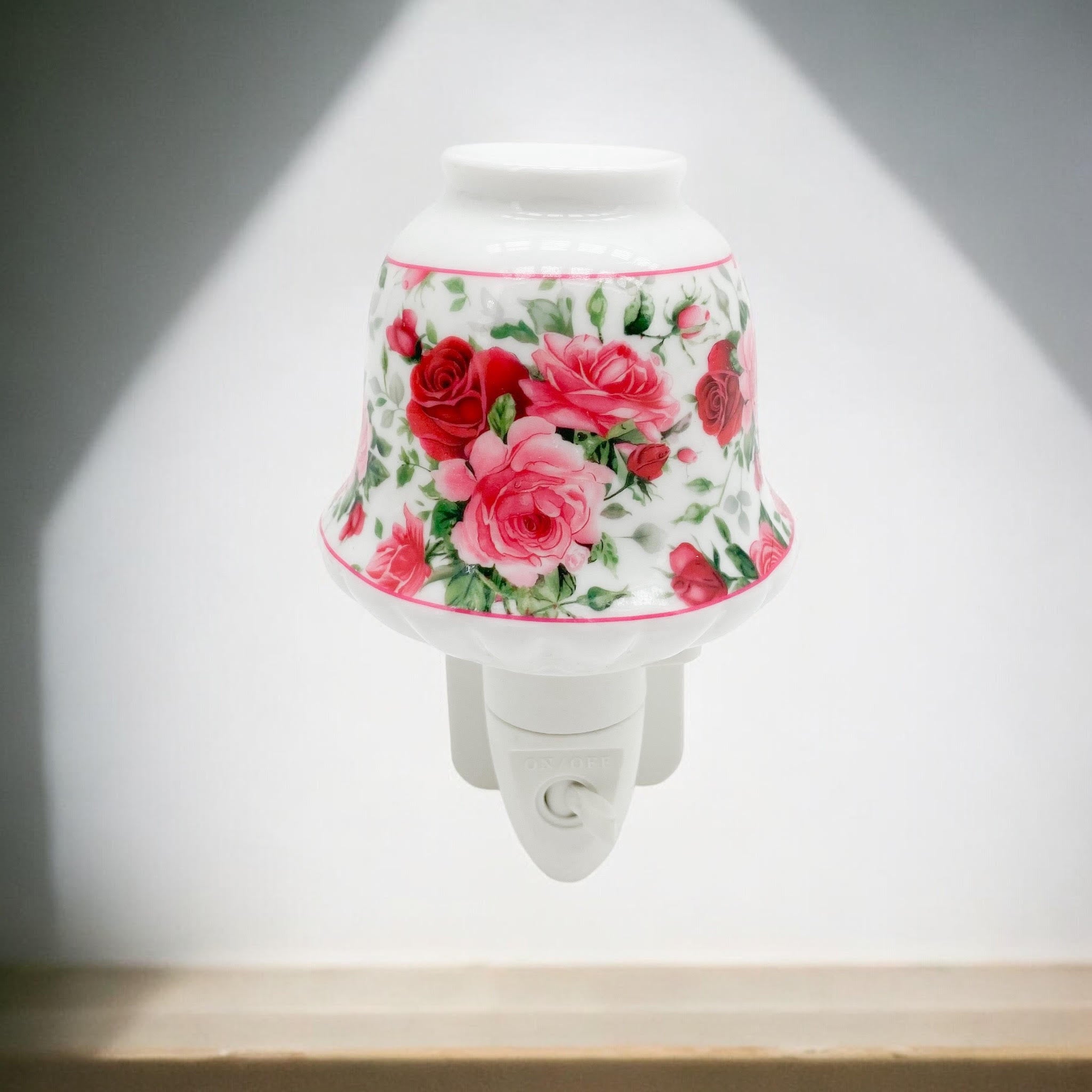 MSL 8-Inch Multi-Color Floral LED Night Light, Decorative Traditional Design