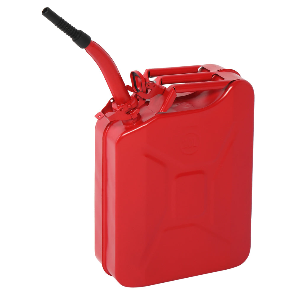 20L US Standard Cold Rolled Plate Petrol Diesel Can with Oil Pipe