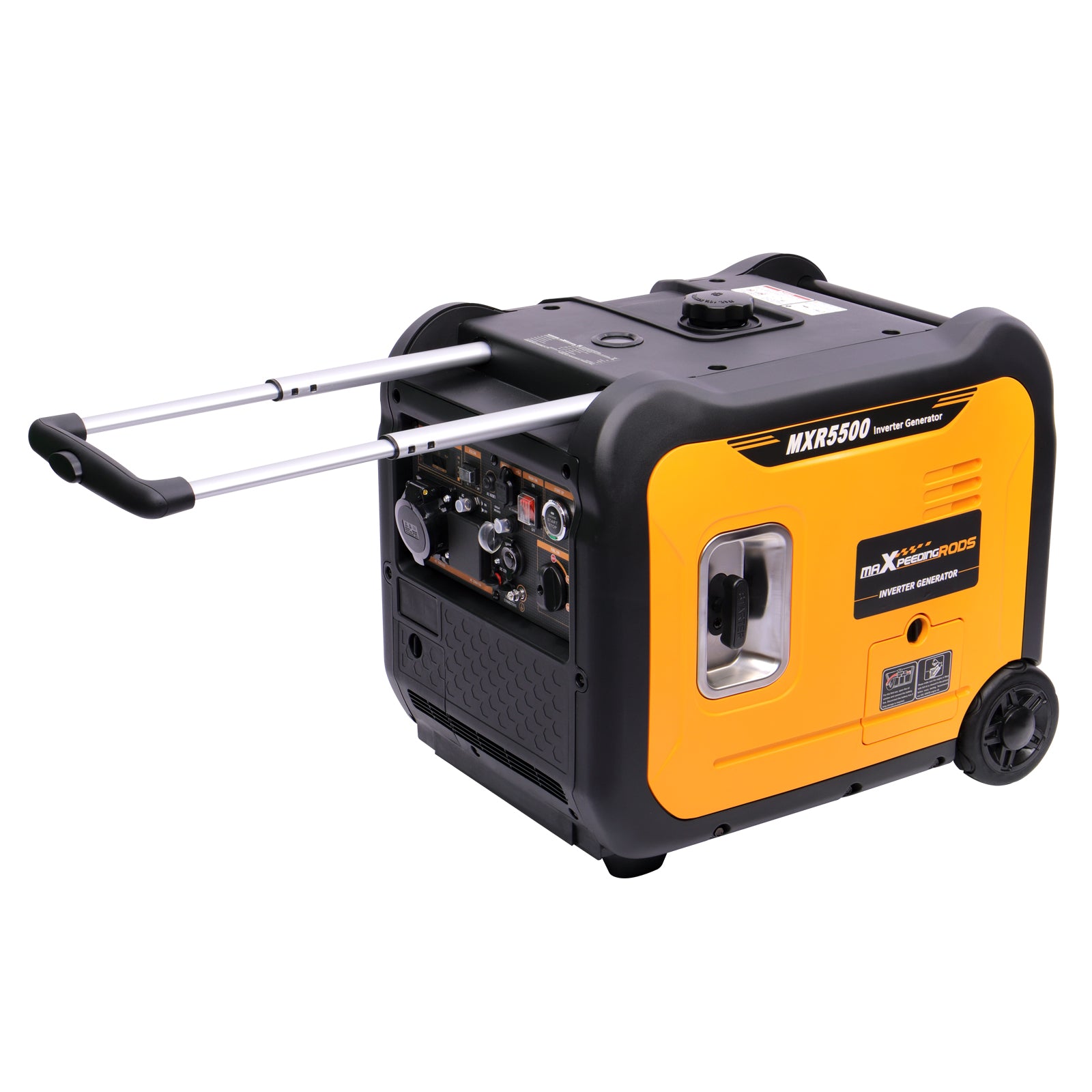 5000W 5.5KVA Petrol Inverter Generator, Silent Portable 4-Stroke Electric Start