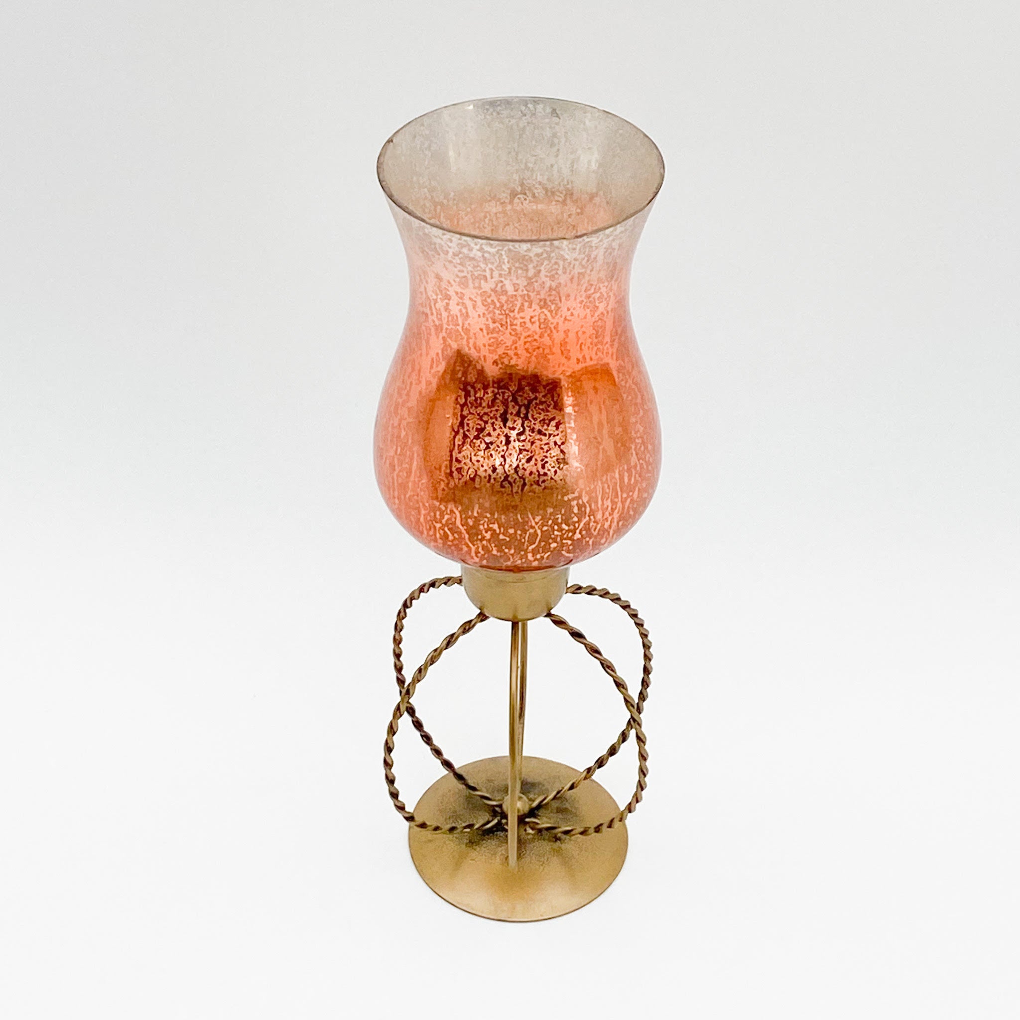 MSL 13 Gold Hand Finished Tea Light Candle Holder