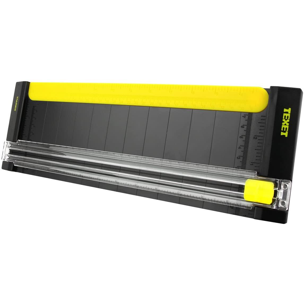Texet A4 Paper Trimmer, Straight Cut, 6-Sheet Capacity, A3 Accurate