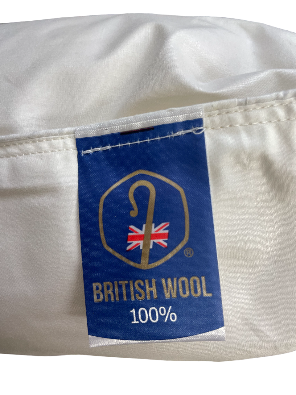 Harwoods 100% Wool 900g Firm Pillow with Cotton Case