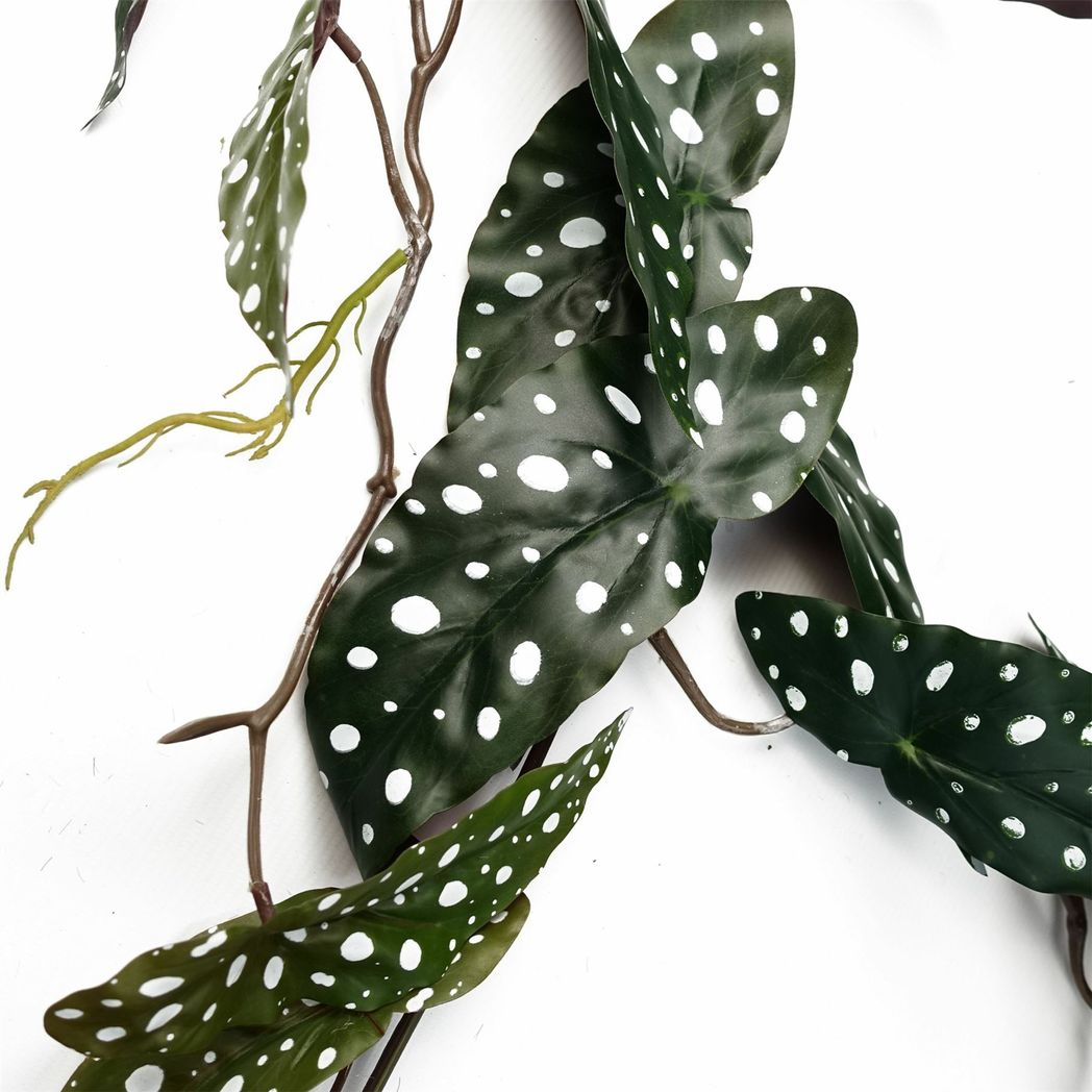 Leaf 110cm Artificial Trailing Hanging Begonia Maculata Spotted Plant Realistic