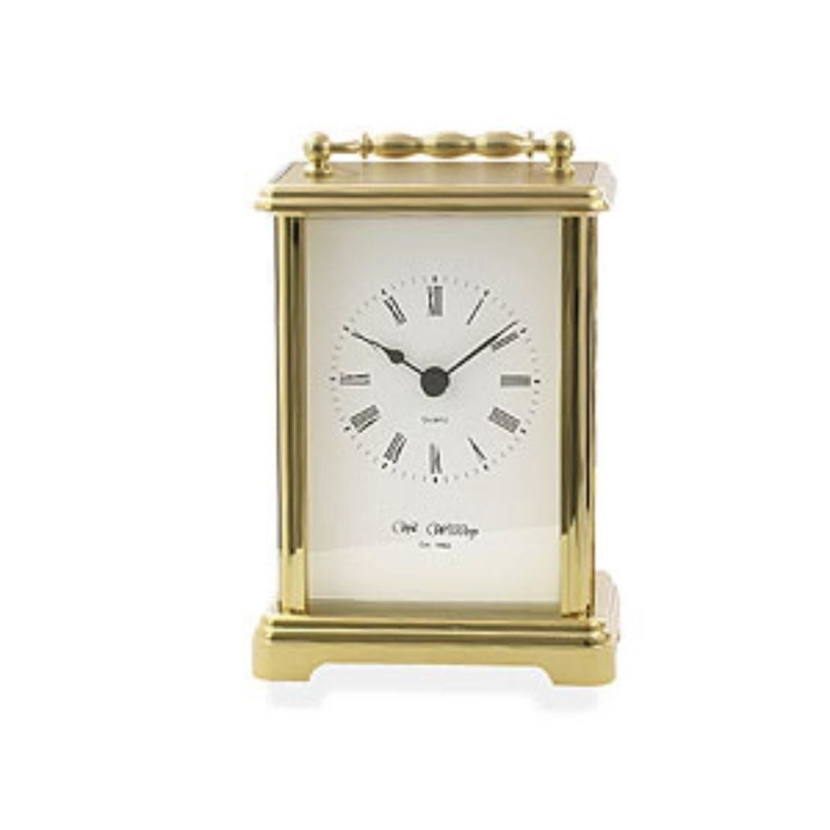 Wm.Widdop Carriage Clock - White dial