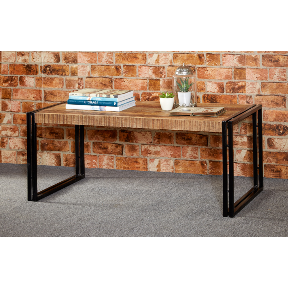 Cosmo Industrial Large Coffee Table