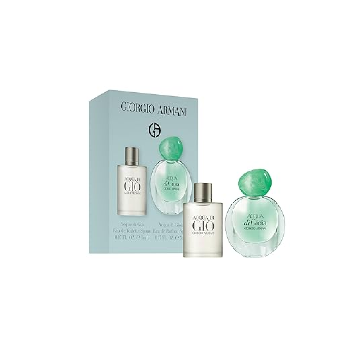 Giorgio Armani Miniature Gift Set: Acqua Di Gio EDT & Acqua Di Gioia EDP