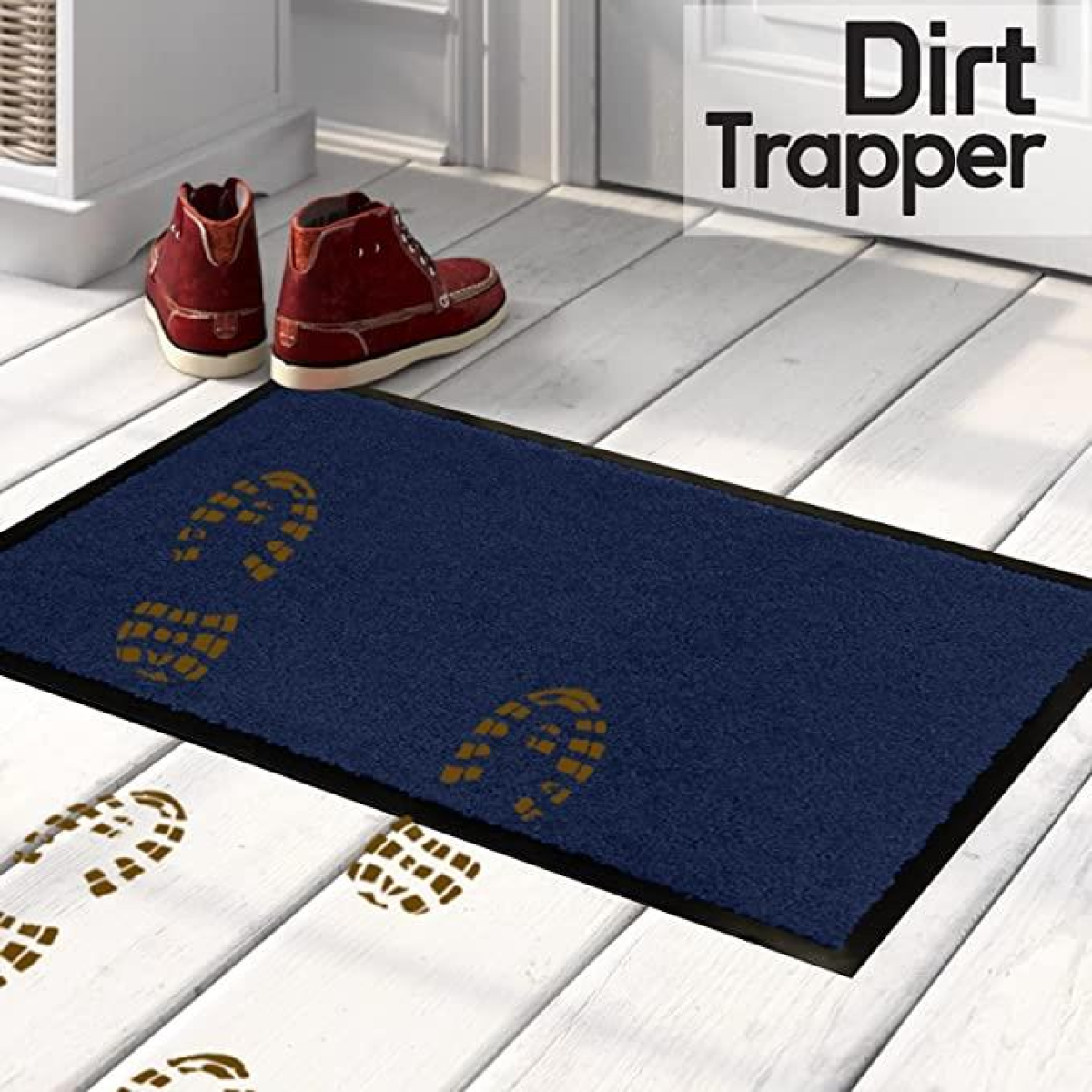 Red Barrier Mat 120 x 180cm Non-Slip Dirt Trapping Entrance Mat