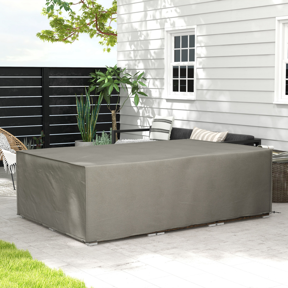 Outsunny Waterproof Garden Furniture Cover for Rattan Patio Sets