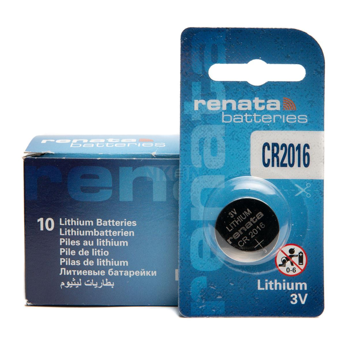 Renata Lithium Watch Battery CR2016
