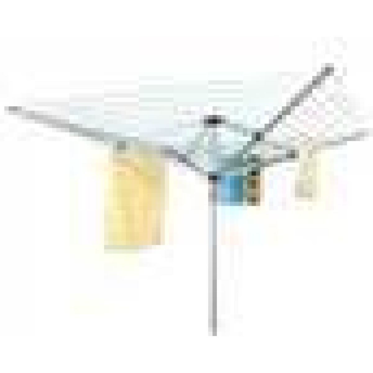 Heavy Duty 40m Rotary Airer Dryer with Metal Ground Socket, Powder Coated, Weatherproof