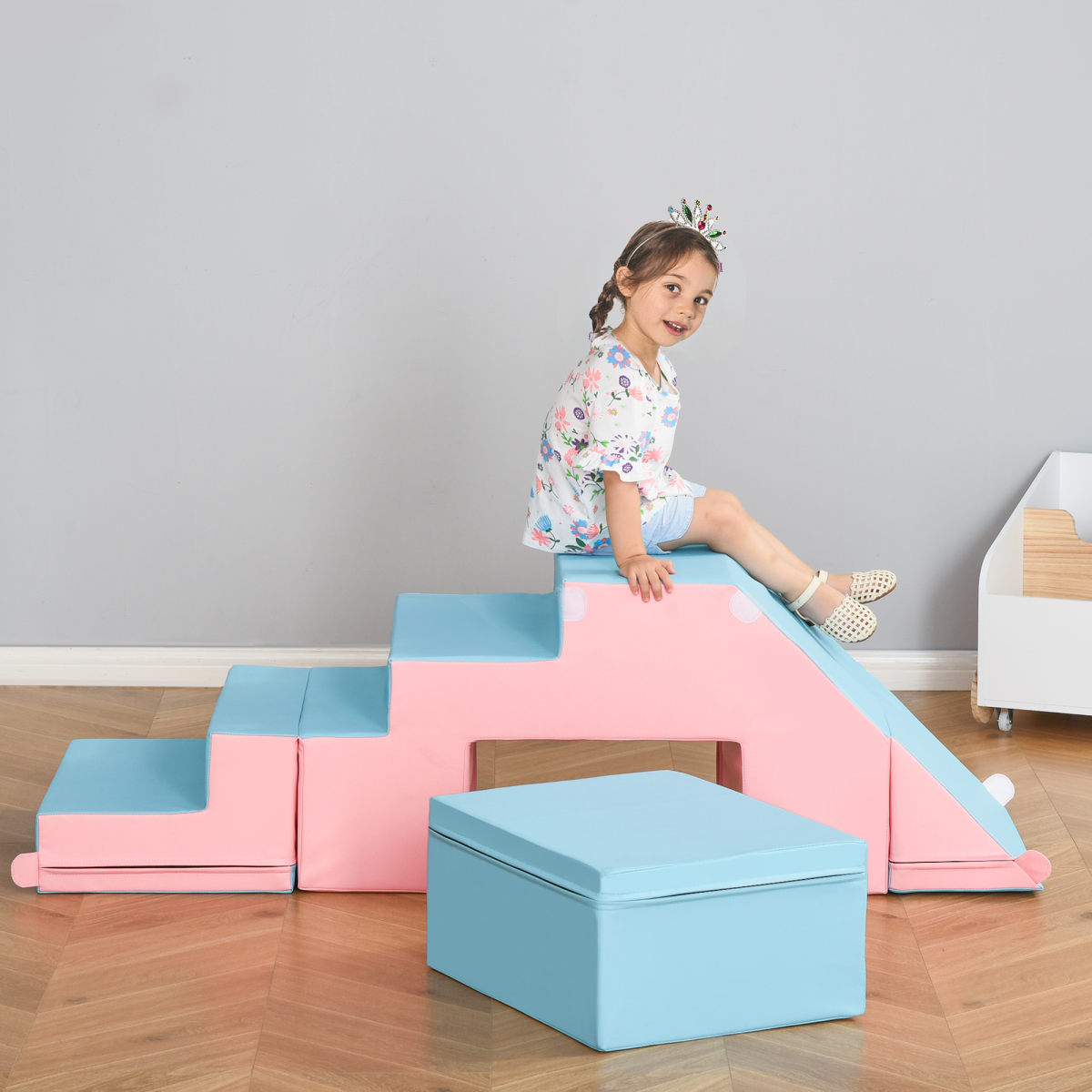2-Piece Soft Foam Climbing Play Set, Reconfigurable, Ages 1-3