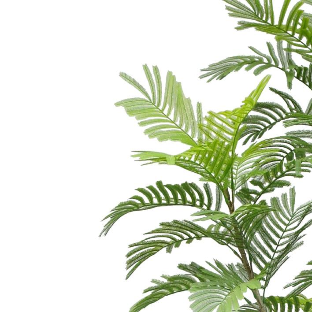 Leaf 210cm Artificial Spiny Date Palm Tree in Black Pot