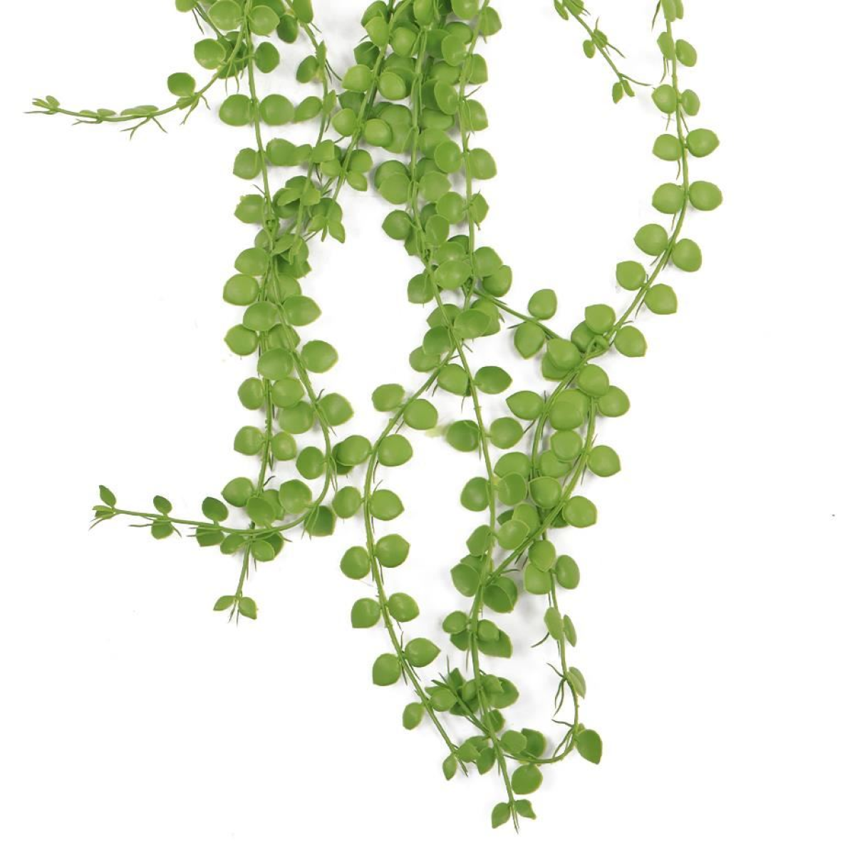 Leaf Pack of 6 Hanging Artificial Pearl String Plant 92cm, UV and Fire Resistant