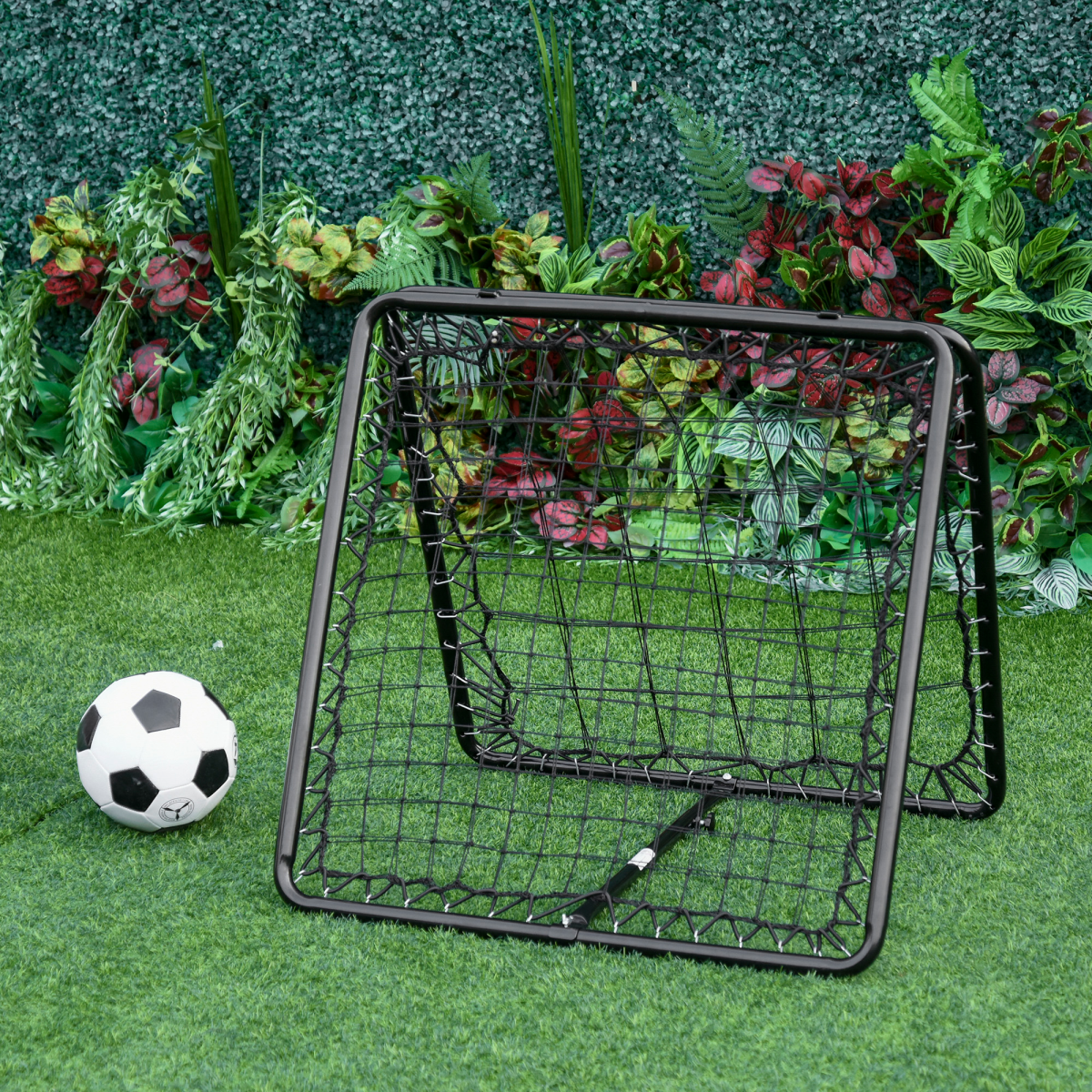 Adjustable Angle Rebound Training Net with Double Mesh, Portable