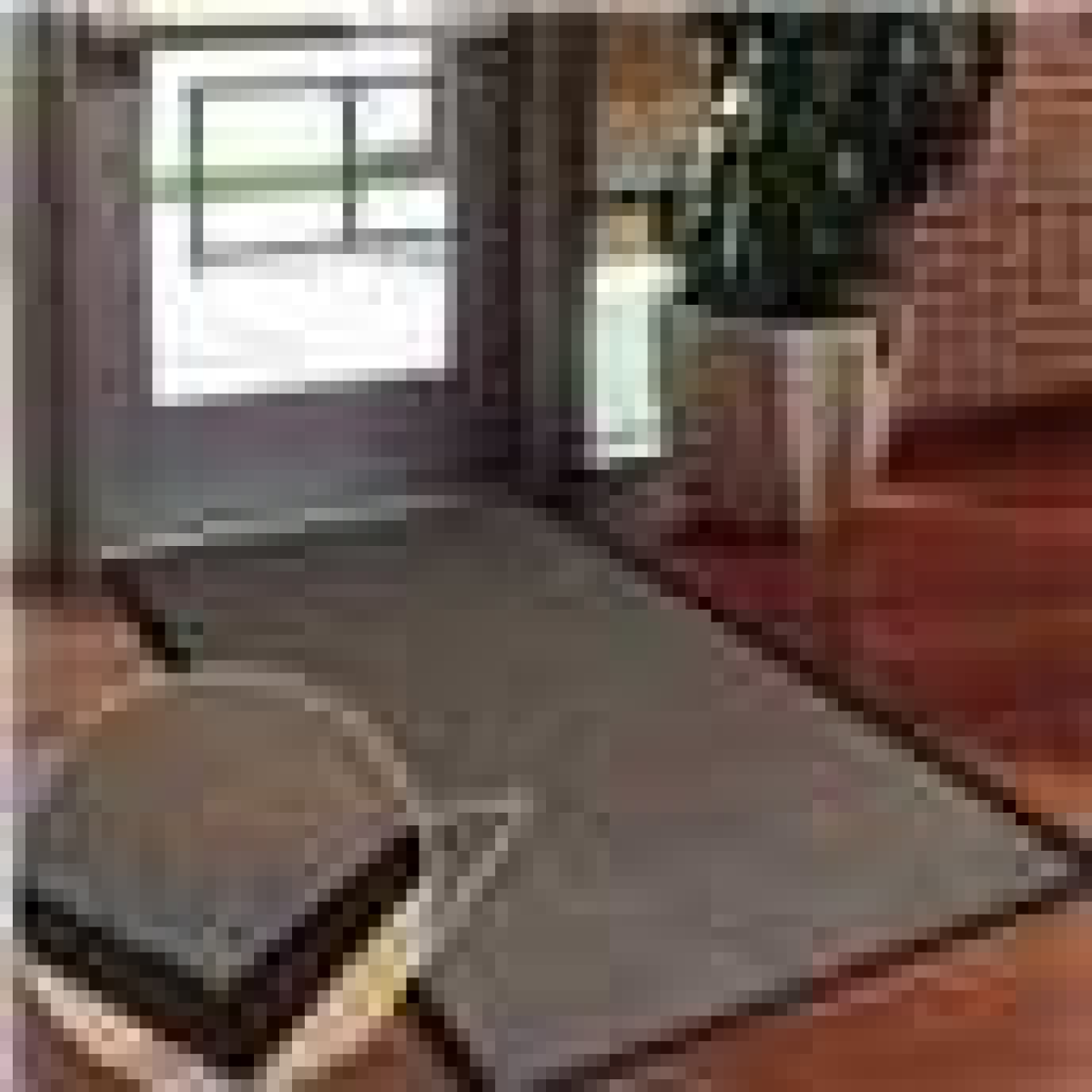 Brown Barrier Mat 60 x 80cm Non-Slip Heavy Duty Dirt and Moisture Absorbent