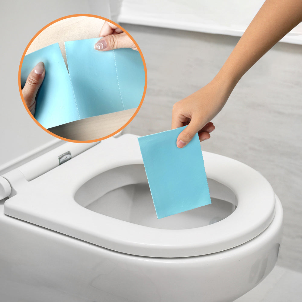 Finice Toilet Bowl Cleaner Strips – Plant-Based, Eco-Friendly, Fresh Lime, 36 Cleans