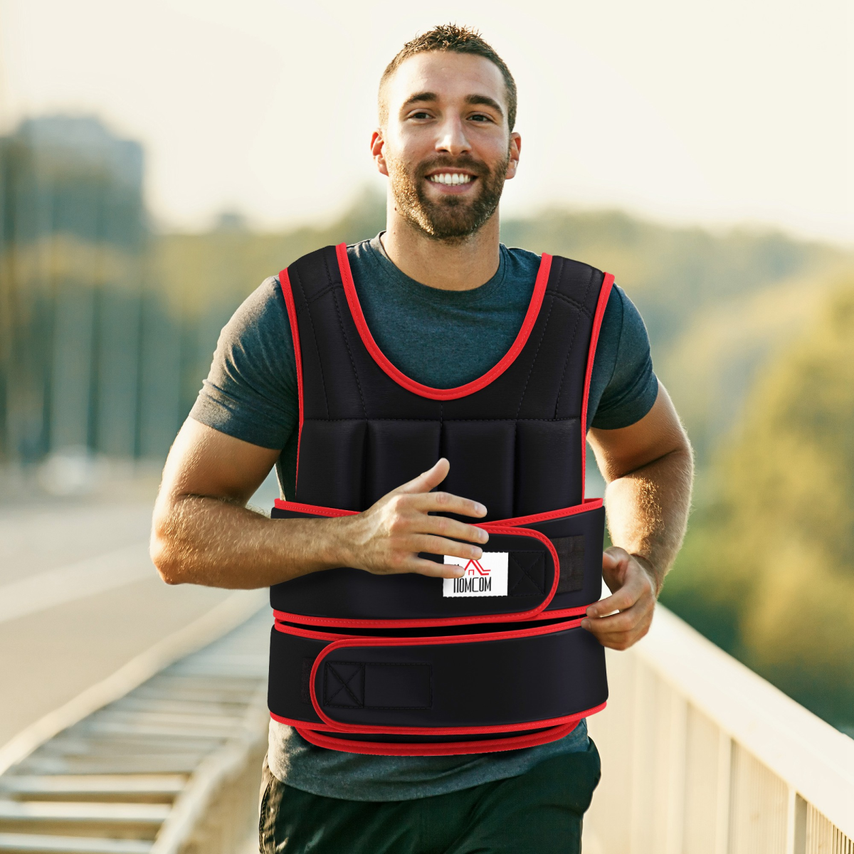 20kg Adjustable Weighted Vest for Running and Gym Training