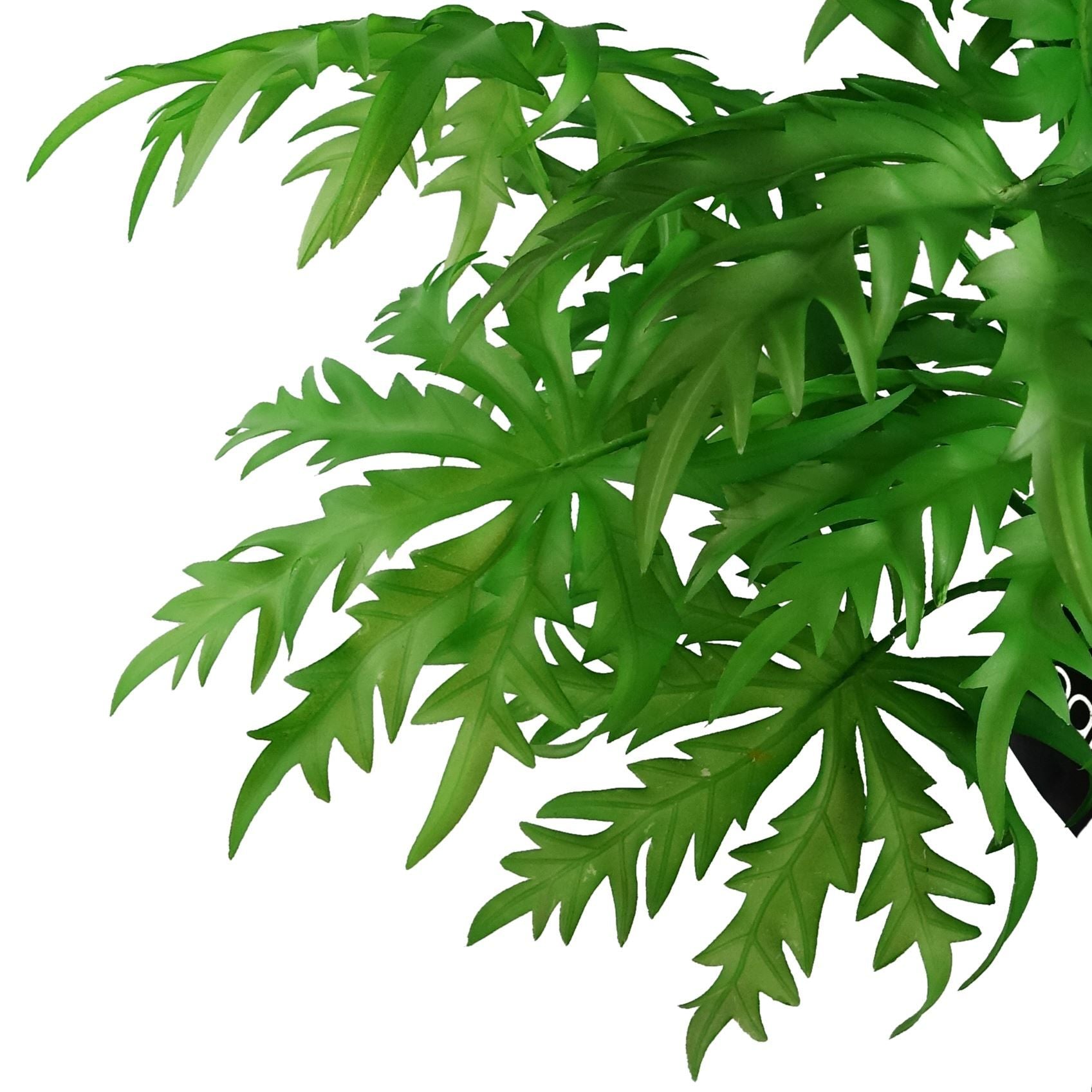 Pack of 6 Artificial Foliage Leaf Stems 85cm Wired Shapable Plastic Branches