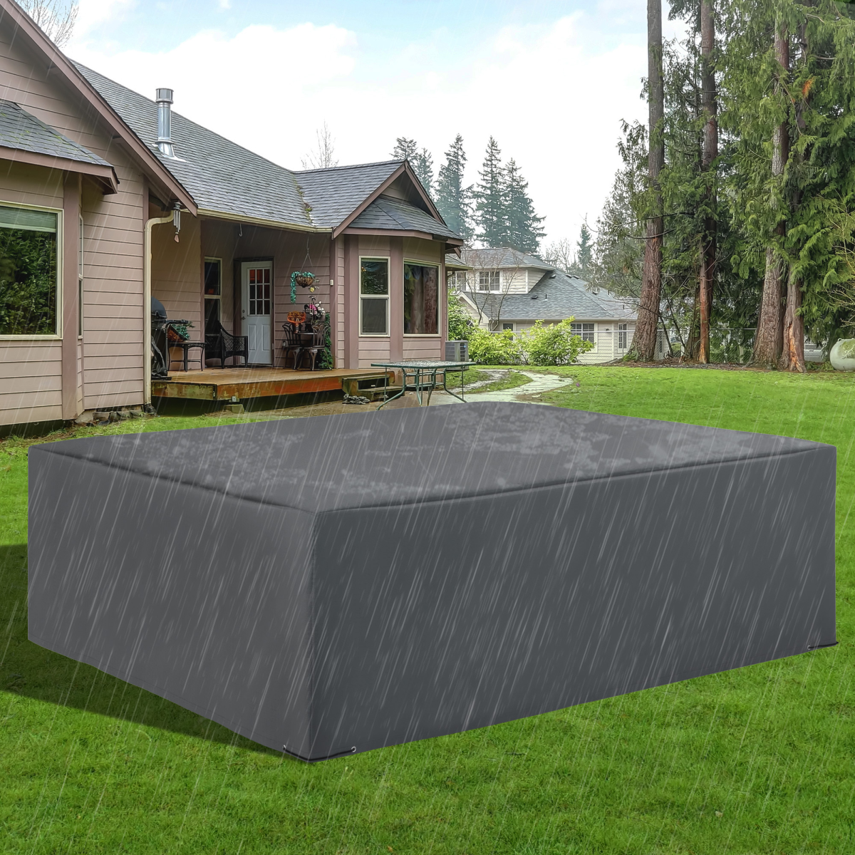 Water & UV Resistant Outdoor Garden Furniture Cover 225x210cm