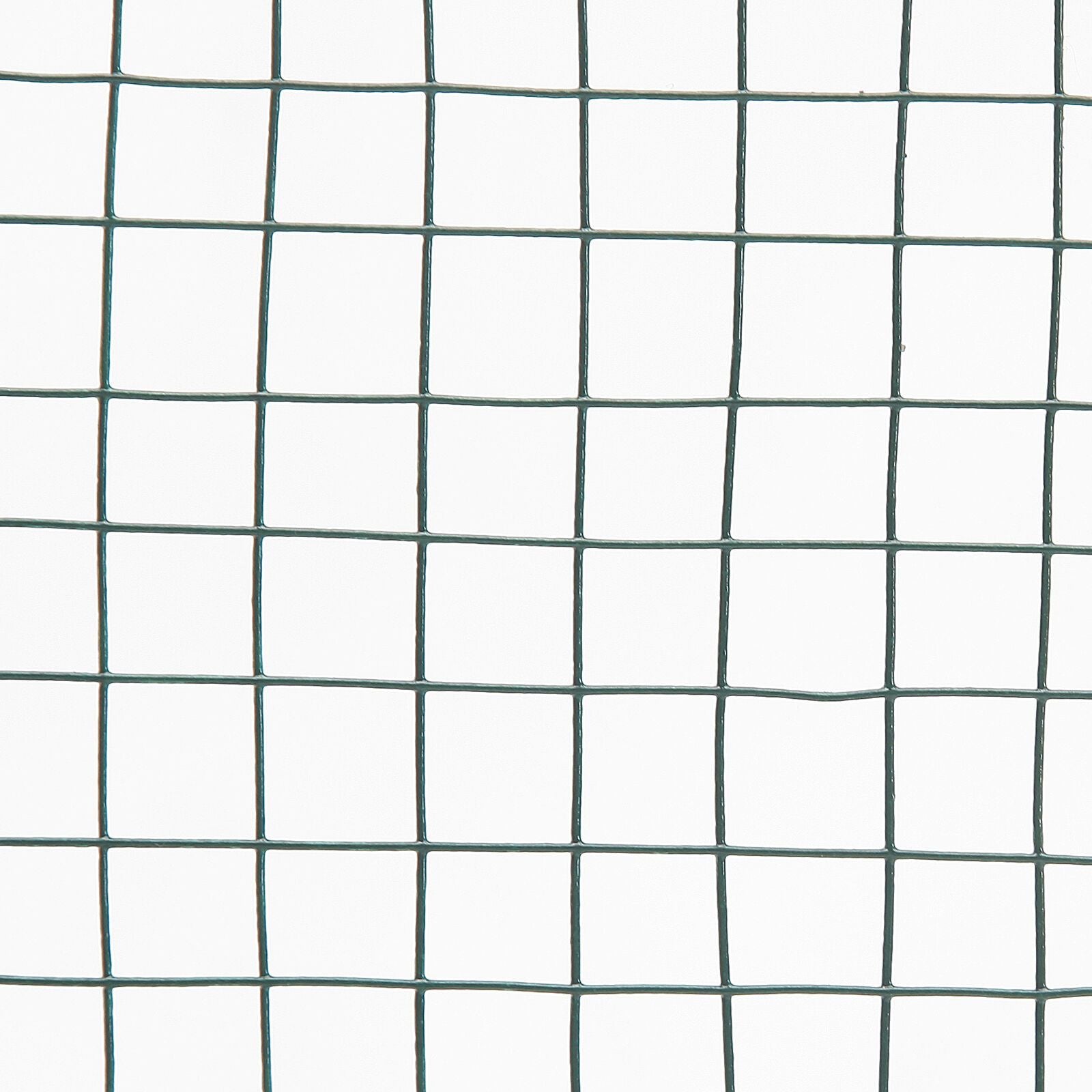 Green PVC Coated Chicken Wire Mesh 6M Fencing Garden Barrier Metal Fence