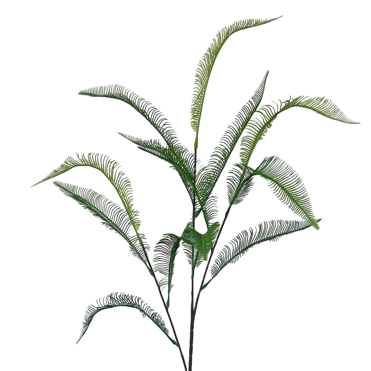 Leaf Pack of 6 100cm Artificial Fern Spray with Wired Stem