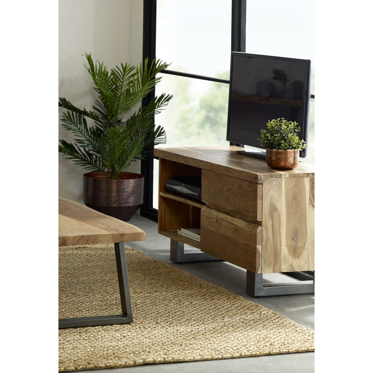 Baltic Live Edge 2 Door Small Tv