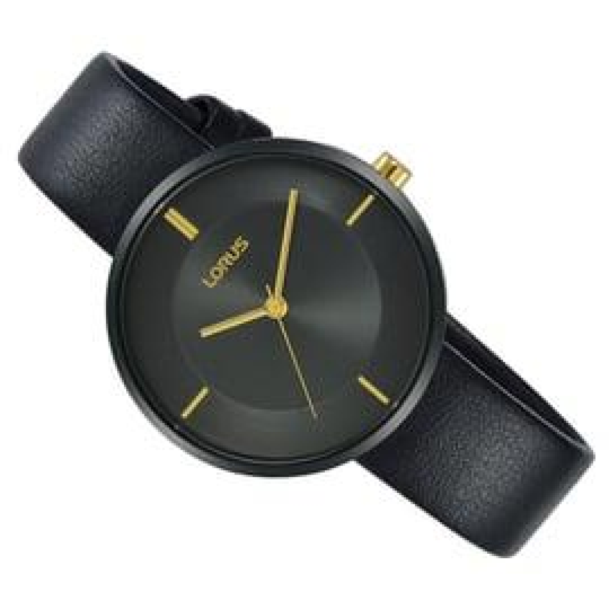 Lorus Ladies Fashion Analogue Quartz Black Dial with Leather Strap Watch -  RG259QX9