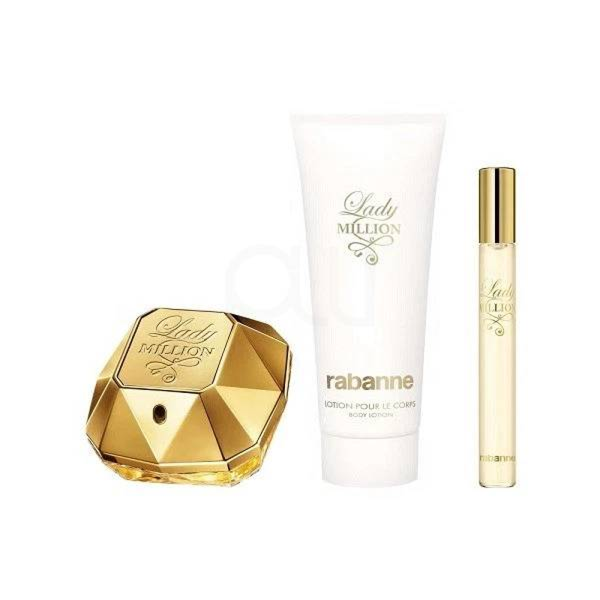 Paco Rabanne Lady Million Gift Set 50ml EDP, Body Lotion 100ml, 10ml EDP